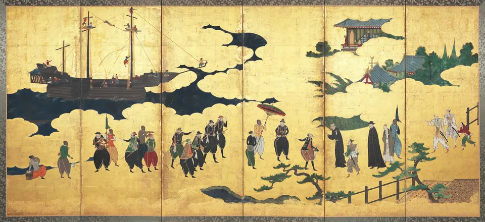 Namban Screen, folding screen